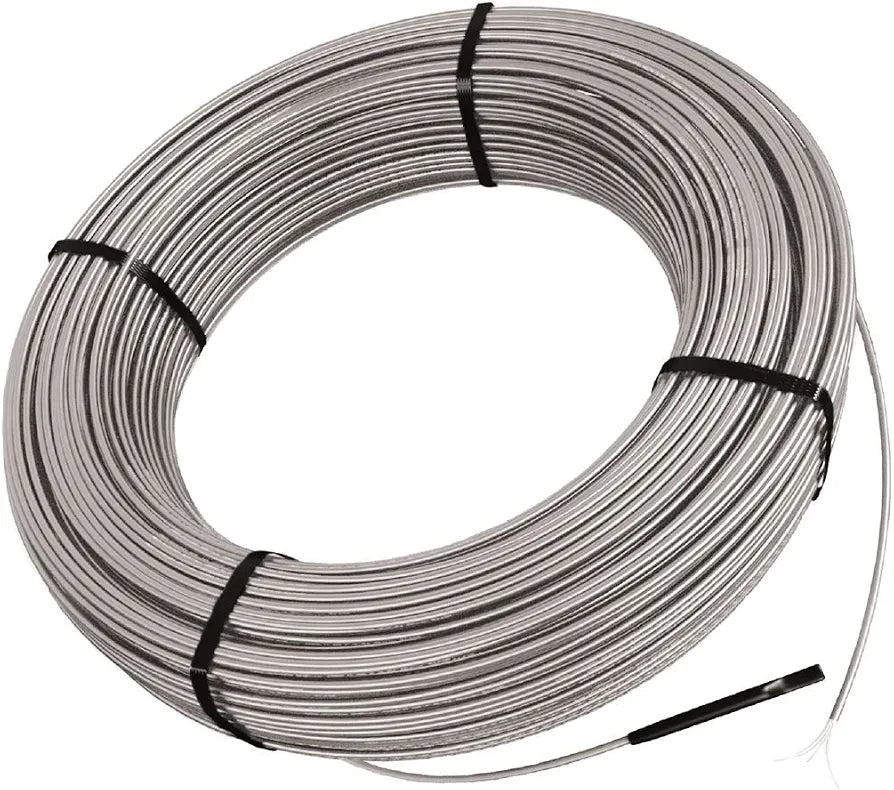 Schluter Ditra-Heat-E-HK Electric Floor Heating Cable Kit with Temperature Sensors - Ideal for Interior Tile Floors - Minimal EMF, Twisted Pair Cables, 120V, 70.5 Feet - DHEHK12021
