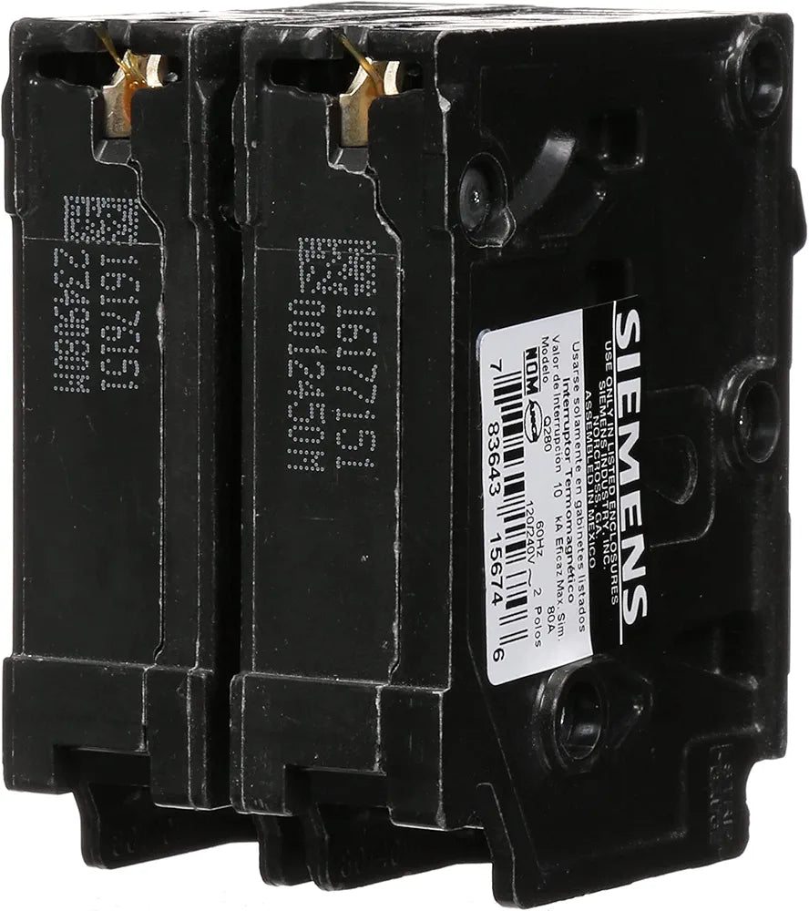 Siemens Q280 80-Amp Double Pole Type QP Circuit Breaker