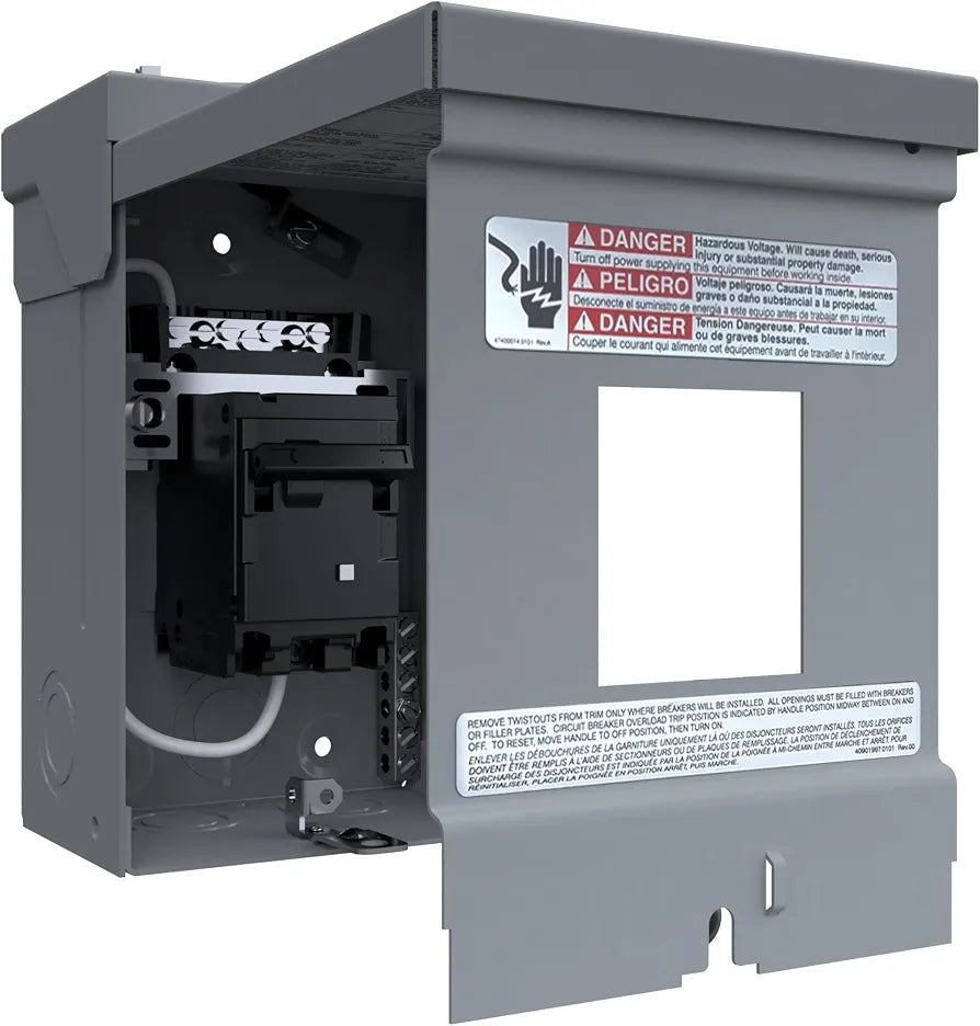 Siemens SPA Ready Panel, W0204L1060G20 60 Amp, 2-Space, 4-Circuit Main Lug Outdoor Spa Panel with 20 Amp GFCI Breaker