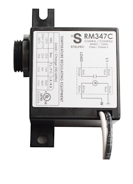 STELPRO RM347C Electromechanical Relay without Transformer Low Voltage 120/347 V,