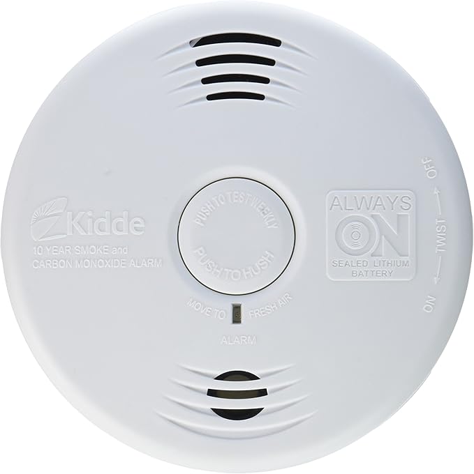 Kidde P3010CU Photoelectric Smoke & Carbon Monoxide Alarm with Voice Warning System