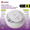 Kidde Battery Operated Smoke And Carbon Monoxide Combination Alarm With Voice Warning (21032309/900-CUDR-VCA)