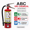 Strike First SF-ABC310 5 lb ABC Fire Extinguisher with Wall Bracket – NFPA 10 Compliant