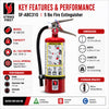 Strike First SF-ABC310 5 lb ABC Fire Extinguisher with Wall Bracket – NFPA 10 Compliant