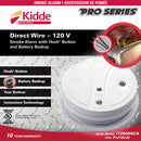 Kidde Pro Series Hardwire Ionization Smoke Alarm with Battery Backup (I12040ACA/P1275CA)