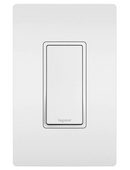 LEGRAND Legrand TM870W The Radiant Decorator Switch Rocker/Button 1 Gang 15 A, 120/277 V White