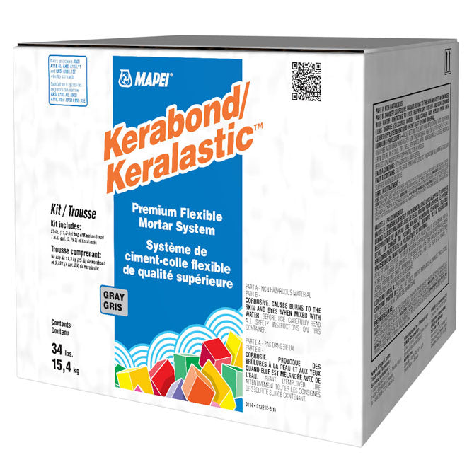 Keralastic Latex Additive for Kerabond, Gray - 34 lb