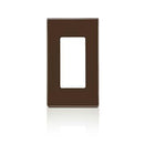 Leviton 1-Gang Decora Screwless Wallplate (Brown) Model 80301*