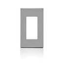 Leviton 1-Gang Decora Screwless Wallplate (Grey) Model 80301