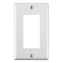 Leviton 1-Gang Plastic Decora Wallplate - White