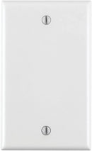 Leviton 80714-W 1-Gang No Device Blank Wallplate, Standard Size, Thermoplastic Nylon, Box Mount, White