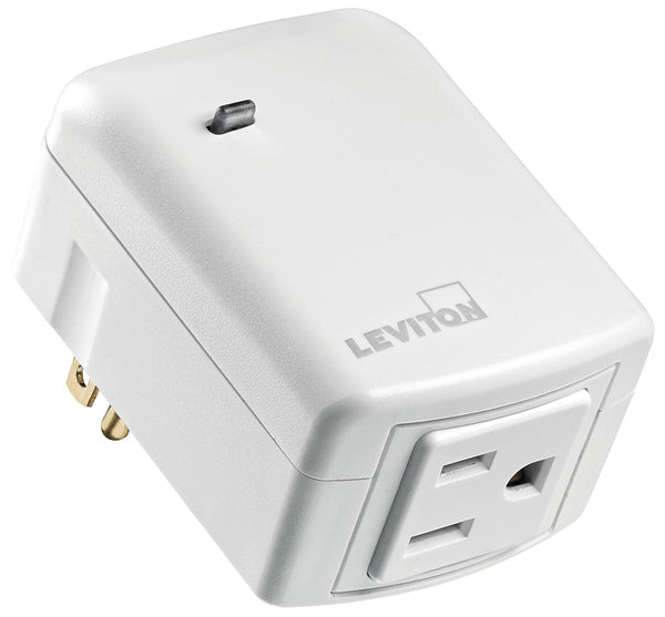 Leviton Decora Smart Plug-In Receptacle with Z-Wave Technology, Model DZPA1751