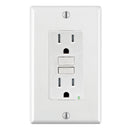 Leviton GFCI 15 amp Receptacle Ground Fault Circuit Interrupter, Model GFTR1-W