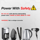 Kipston Universal Travel Adapter - With A 15W Type C Fast Charger, 2 USB Type A Ports, AC Power Outlet - International Plug Adapter Canada to Europe EU UK AUS, Canadian To European Travel Plug Adapter