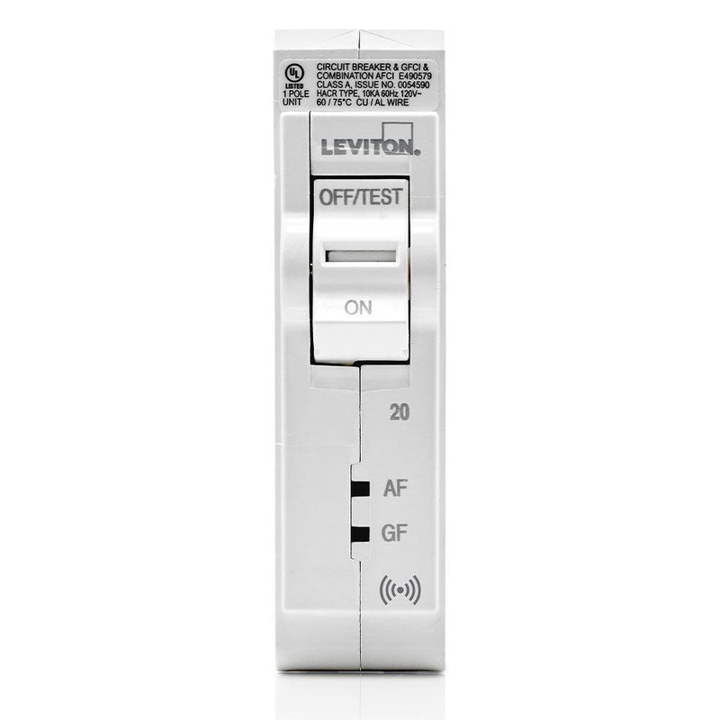 Leviton SMART 1-Pole 20A 120V AFCI/GFCI Plug-On Circuit Breaker, Model LB120-747-DSR*