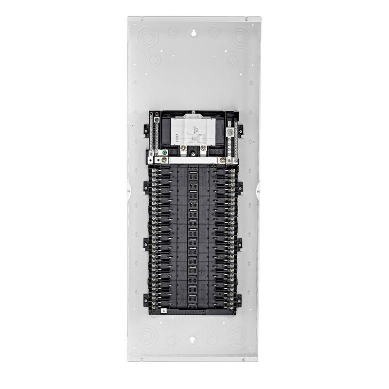 Leviton 150A 120/240V 30 Circuit 30 Spaces Indoor Load Center and Window Door with Main Breaker, Model LP315-CBW