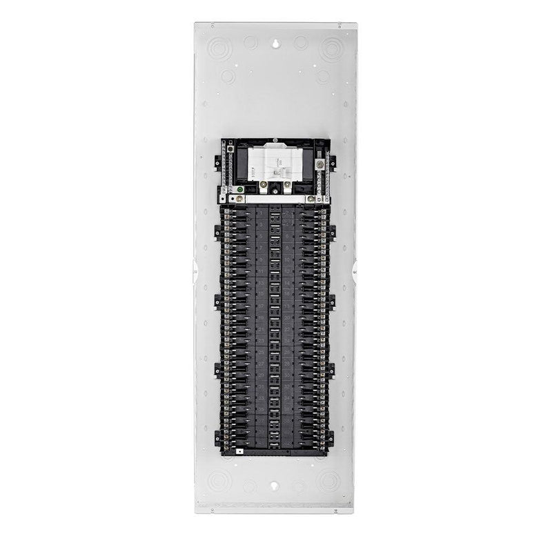 Leviton 200A 120/240V 42 Circuit 42 Spaces Indoor Load Center and Window Door with Main Breaker, Model LP420-CBW