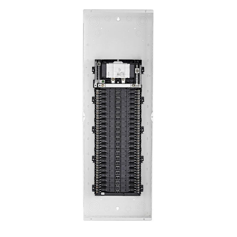Leviton 225A 120/240V 42 Circuit 42 Spaces Indoor Load Center and Window Door with Main Breaker, Model LP422-CBW