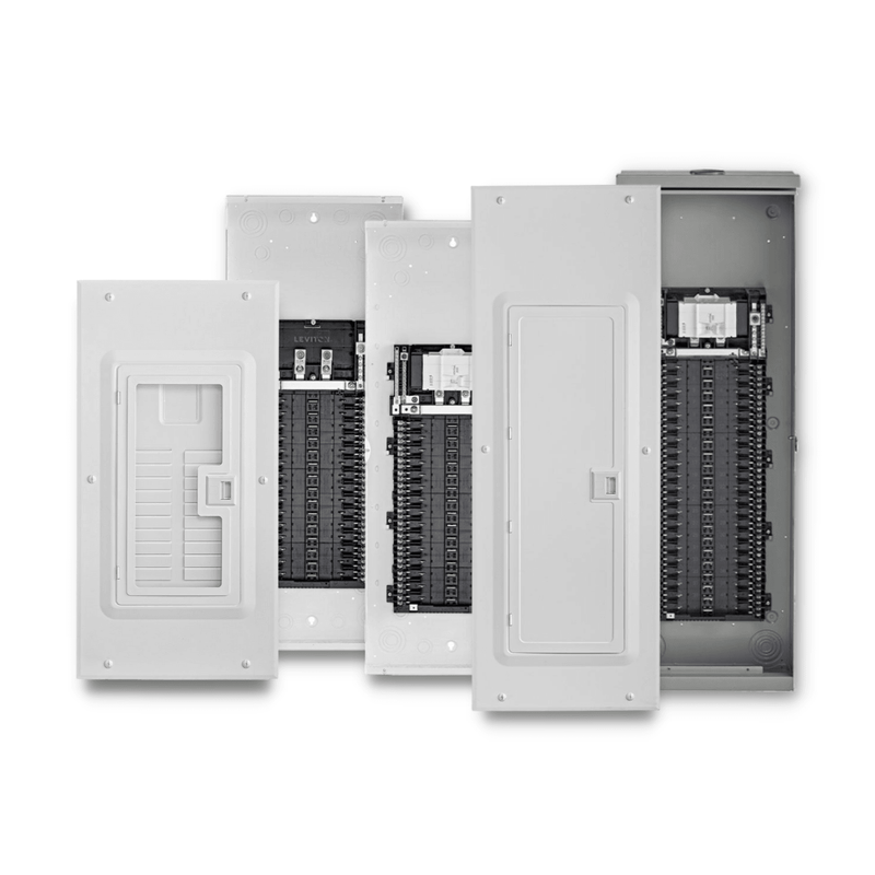 Leviton Load Centers - 100A / 42 Circuit 42 Spaces (Indoor) / Window Door with Main Breaker