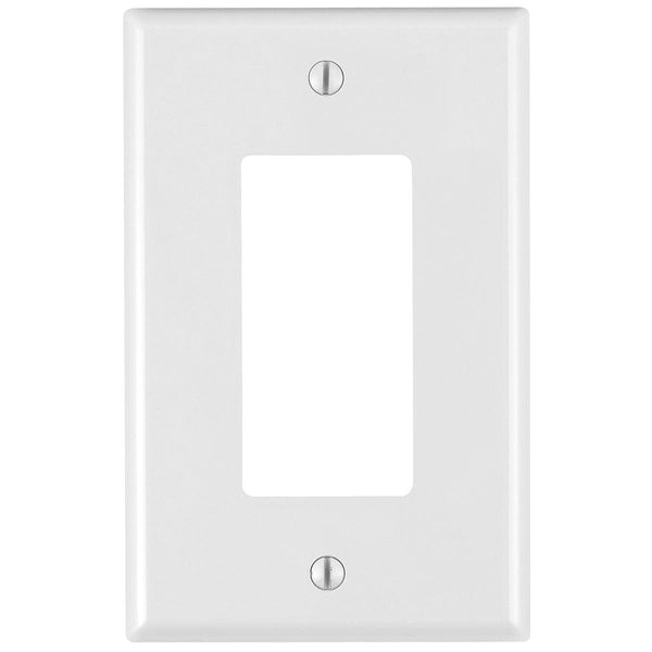 Leviton 1-Gang Midway Decora/GFCI Device Nylon Wallplate - White