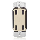 Leviton 4-Port Type-A USB Wall Outlet Charger (Almond), Model USB4P-T*