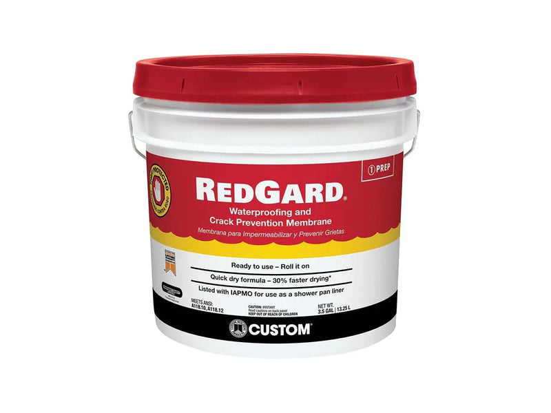 Waterproofing and Crack Prevention Membrane RedGard - Pink - 3.5 gal
