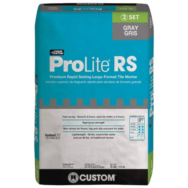 ProLite 30 lb. Gray Rapid Setting Tile and Stone Mortar