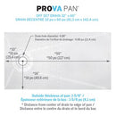 SHOWER SYSTEM KIT 32-inch X 60-inch OFF SET INCLUDING CURB (ABS) - CHROME