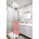 SHOWER SYSTEM KIT 32-inch X 60-inch OFF SET INCLUDING CURB (ABS) - CHROME