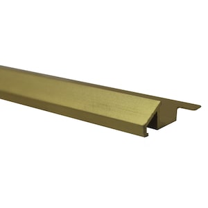 Aluminum Tile Reducer 5/16 Inch(8MM) - 8 Foot - Satin Gold - (10-Pack)
