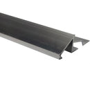 Aluminum Tile Reducer 1/2 Inch(12MM) - 8 Foot - Bright Clear - (10-Pack)