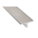 7/8 inch Ceramic T-Mould - 8 ft - Satin Clear Anod