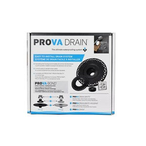 PROVA DRAIN - Shower Component - ABS Drain - Stainless Steel Grate
