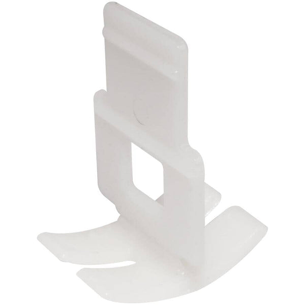Lash Tile Leveling System Curved Clips (Part A) - White, 100 Pack